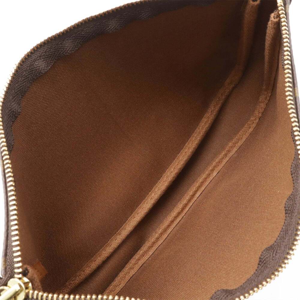 LOUIS VUITTON Authentic Brown Monogram Pochette Mini Bag - Picture 8 of 9